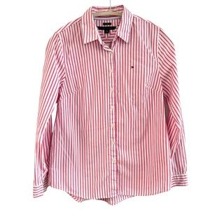 TOMMY HILFIGER STRIPED BUTTON DOWN